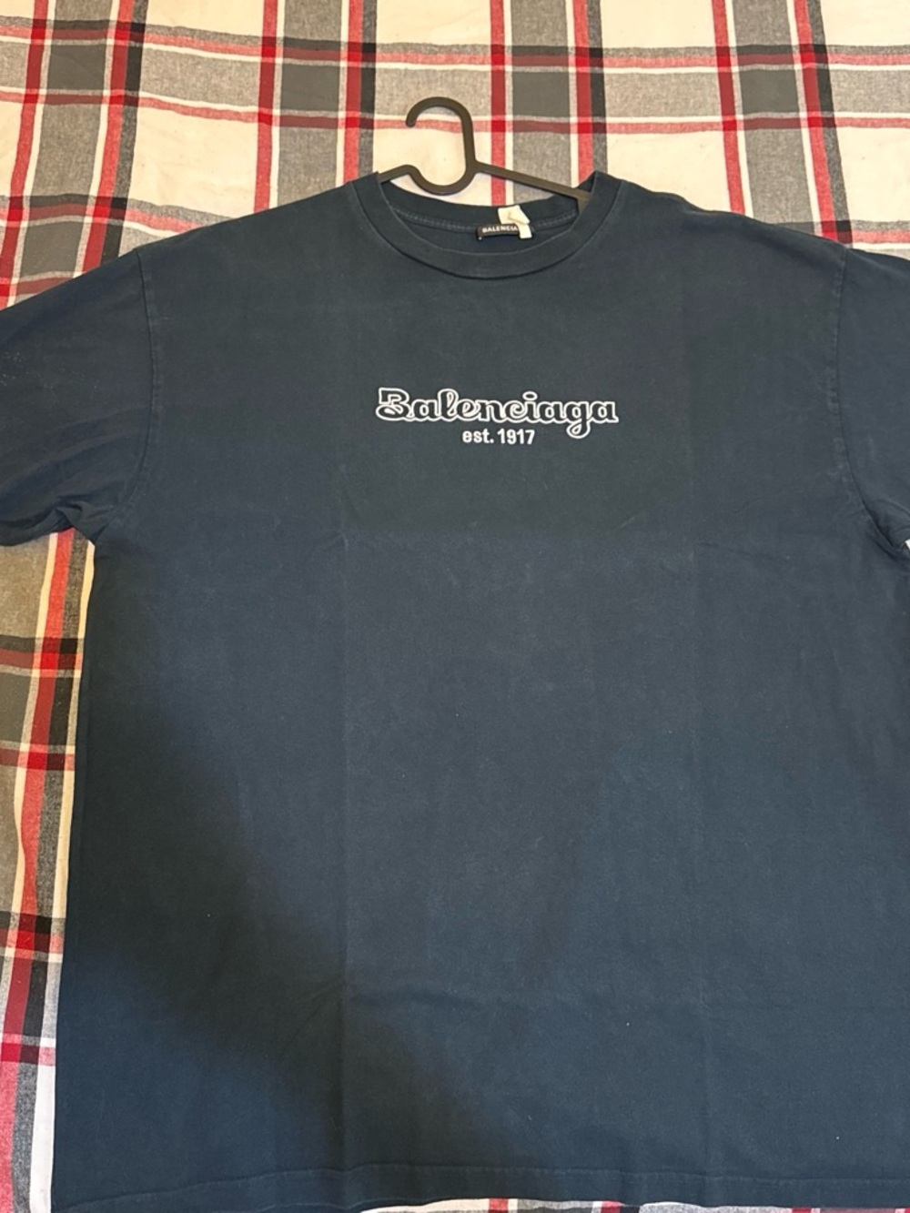 Oversized fit Balenciaga Blue Est. 1917 T-shirt